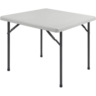 Lorell Banquet Folding Table, 250 lb Capacity, 36&quot; x 29&quot; x 36&quot;, Gray (LLR60328)