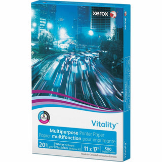 Xerox® Copy Paper, 20 lb., 11" x 17", 92 GE/102 ISO 500 Sh/RM, White (XER3R03761)