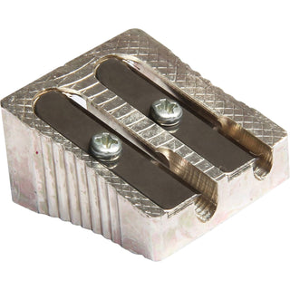 Baumgartens® Dual Sharpener, 1 in, Metal, Silver (BAUMR2110)