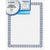 Geographics® Parchment Paper Certificates, 8-1/2 x 11, Blue Conventional Border, 50/Pack (GEO20008)