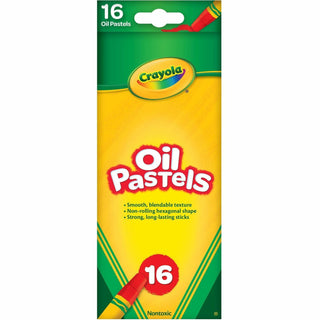 Crayola® Oil Pastels,16-Color Set, Assorted, 16/Pack (CYO524616)