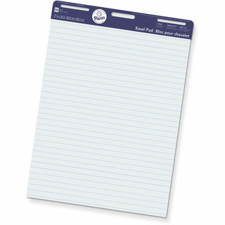 Pacon® Easel Pad, Perforated, 1&quot; Ruled, 27x34&quot;, 50 Sheets, White (PAC3386)
