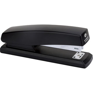 Business Source Desktop Stapler, 3-1/2&quot; Throat, Standard Staples, Black (BSN65648)
