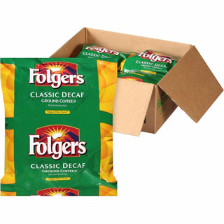 Folgers® Coffee Filter Packs, Decaffeinated Classic Roast, 9/10oz, 40/Carton (FOL06122)