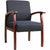 Lorell Guest Chairs, 24&quot;x25&quot;x35-1/2&quot;, Cherry/Midnight Blue (LLR68553)