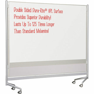 MooreCo™ Dry Erase Board, 76"x74", Silver Frame (BLT74764)
