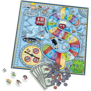 Learning Resources Money bags A Coin Value game, 116 Pieces (LRNLER5057)