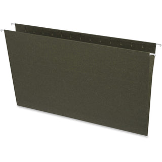 Business Source Hanging Folders, w/o Tabs, Legal, Green (BSN26529)