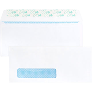 Business Source Business Envelopes, No. 10, Peel/Seal, 9-3/4&quot; x 4&quot;, White (BSN16473)