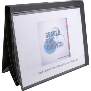 Business Source Presentatn Binder, w/10 Sht Protectors,1" Cap.,8-1/2"x11",BK (BSN16456)