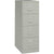 Lorell Vertical File, 4-Drawer, Legal, 18"x26-1/2"x52", Light Gray (LLR60199)