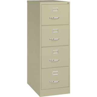 Lorell Vertical File, 4-Drawer, Legal, 18"x26-1/2"x52", Putty (LLR60197)
