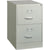 Lorell Vertical File, 2-Drawer, Legal, 18"x26-1/2"x28-3/8", Light Gray (LLR60662)