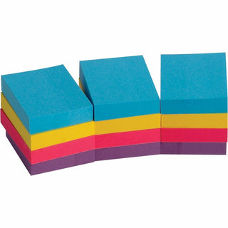 Business Source Adhesive Notes, Plain, 1-1/2"x2", 100 Sh/PD, 12PD/PK, Extreme (BSN16498)