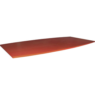Lorell Boat-Shaped Tabletop, 48"x96"x1-1/4", Cherry (LLR69120)