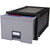 Storex Archive Storage Box for Letter Size Hanging Files, 24&quot; Depth, Black/Gray (STX61106U01C)