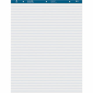 Business Source Standard Easel Pad, 50 Sheets, 27" x 34", White (BSN38590)