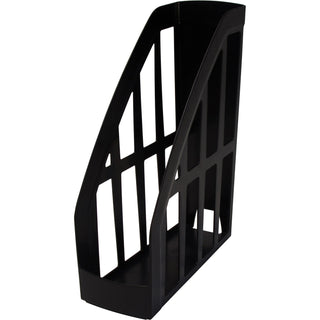 Storex Magazine File, Recycled, 9-3/4" x 4" x 11-1/2", Black (STX70167U06C)