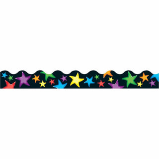 TREND® Trimmers, Gel Stars, 2-1/4" x 39', Multi (TEPT92322)