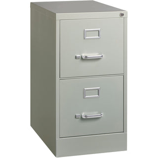 Lorell Vertical File, 22" Deep, Comm, 2-Drawer, 15" x 22", 28", LGY (LLR42292)