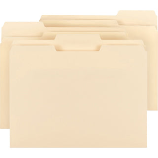 Business Source Top Tab File Folder Letter - 8.50" x 11" (BSN78950)