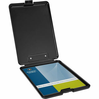 Business Source Storage Clipboard, Plastic, Letter, Black (BSN37513)