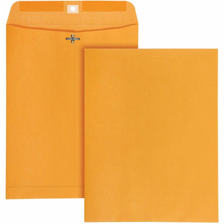 Quality Park™ Clasp Envelopes, Hi-Bulk, 10" x 13", 100/BX, Kraft (QUA37892)