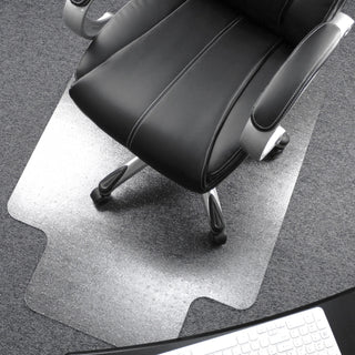Floortex® Chairmat, 48" x 53", Deep Pile, Clear (FLR1113427LR)