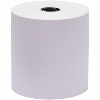 Business Source Paper Roll, Single Ply, Bond, 3" x 165', White (BSN31824)