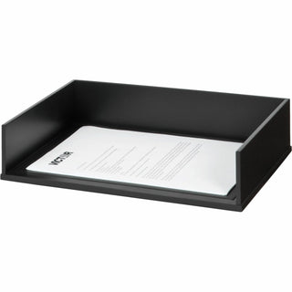 Victor® Stacking Letter Tray, 13" x 10-9/16" x 3-1/4", Midnight Black (VCT11545)