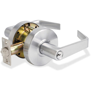 Master Lock® Storeroom Lever w/Bump Stop, Heavy Duty, Chrome (MLKSLCHSR26D)