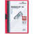 Durable® Vinyl DuraClip Report Cover w/Clip, Letter, Holds 30 Pages, Clear/Red, 25/Box (DBL220303BX)