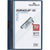 Durable® Vinyl DuraClip Report Cover w/Clip, Letter, Holds 30 Pages, Clear/Navy, 25/Box (DBL220328BX)