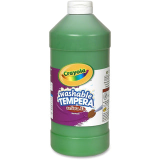 Crayola® Artista II Washable Tempera Paint, Green, 32 oz (CYO543132044)