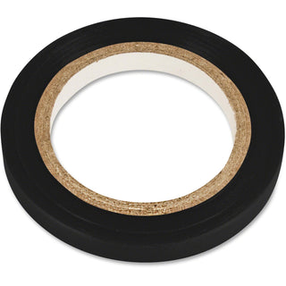 Cosco® Art Tape, Black Gloss, 1/4" x 324" (COS098075)
