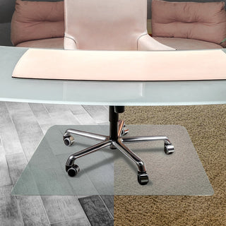 Cleartex ClearTex Ultimat Anti-Slip Chair Mat for Hard Floors, 48 x 53, No Lip, Clear (FLR1213420ERA)