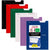 Mead® Four-Pocket Portfolio, 8 1/2 x 11, Assorted Colors, Traditional Design, 4/Pack (MEA38058)