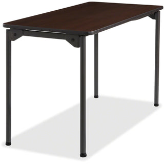 Iceberg Wood Folding Table, 24"x48", Walnut (ICE65804)