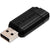 Microban® PinStripe USB Flash Drive, 64 GB, Black (VER49065)