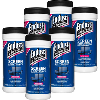 Endust® LCD & Plasma Pop-Up Wipes 70ct. - 70 / Tub - 6 Pack - White (NRZ11506P6)