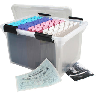 IRIS Watertight Clear File Box (IRS110600)