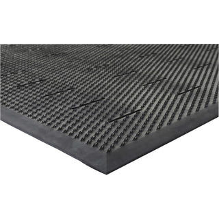 Genuine Joe Free Flow Comfort Anti-fatigue Mat, Black (GJO32590)