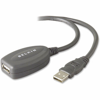 Belkin® F3U130-16 Gray 16' USB Extension Cable, Connect up to 4 Cables (BLKF3U13016)