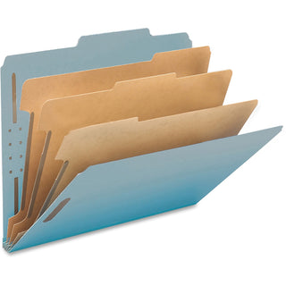 Smead™ Classification Folder, 3 Div, 20 Pt Stk, 3" Exp, 10/BX, BE (SMD14090)