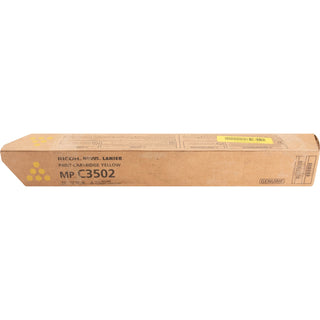 Ricoh® Toner Cartridge, f/ MPC3002, 18,000 Page Yield, Yellow (RIC841736)