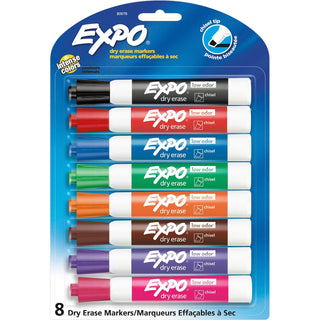 Expo® Nontoxic Dry Erase Marker with Chisel Point, Assorted (SAN80678)