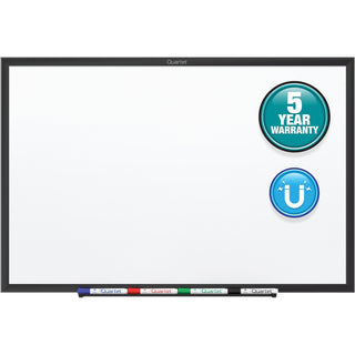Quartet® Classic Series Nano-Clean Dry Erase Board, 72 x 48, Black Aluminum Frame (QRTSM537B)