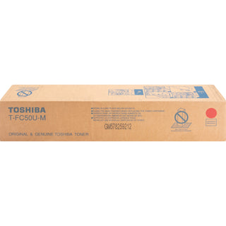 Toshiba Toner Cartridge, f/ E-Studio 2555, 28,000 Page Yield, Magenta (TOSTFC50UM)