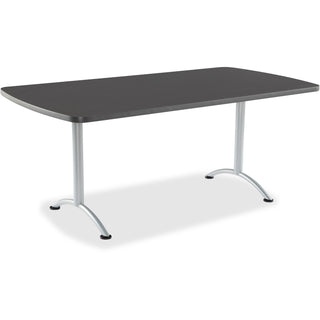 Iceberg Sit-To-Stand Table, 3 Height Settings, 30" x 36" x 72", Graphite (ICE69227)