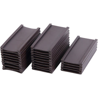MasterVision™ Magnetic Card Holders, 2w x 1h, Black, 25/Pack (BVCFM1310)